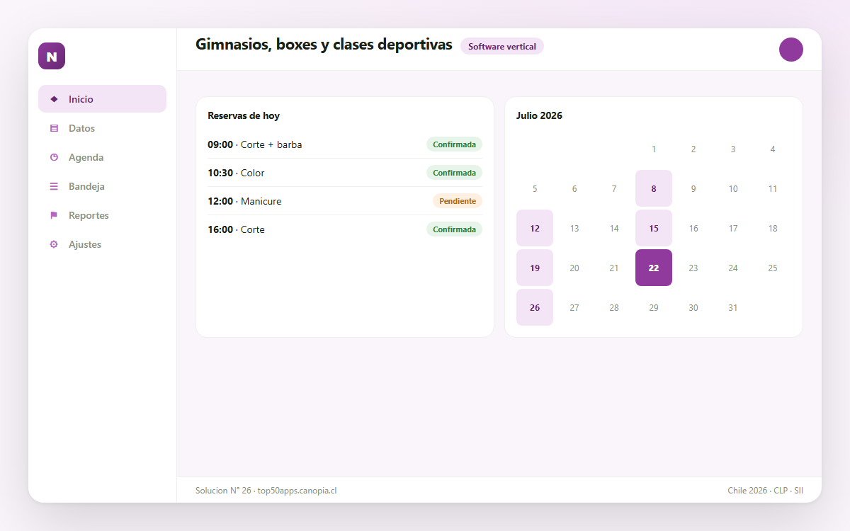 Vista previa de Gimnasios, boxes y clases deportivas