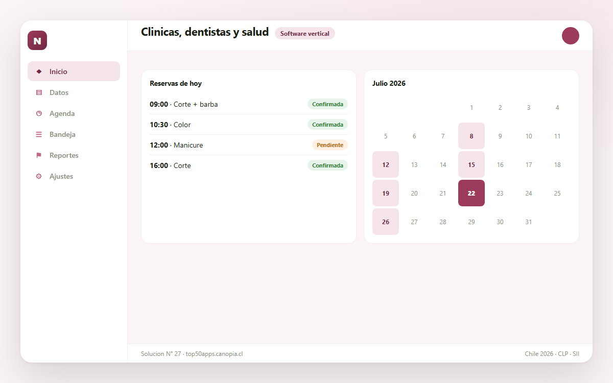 Vista previa de Clínicas, dentistas y salud