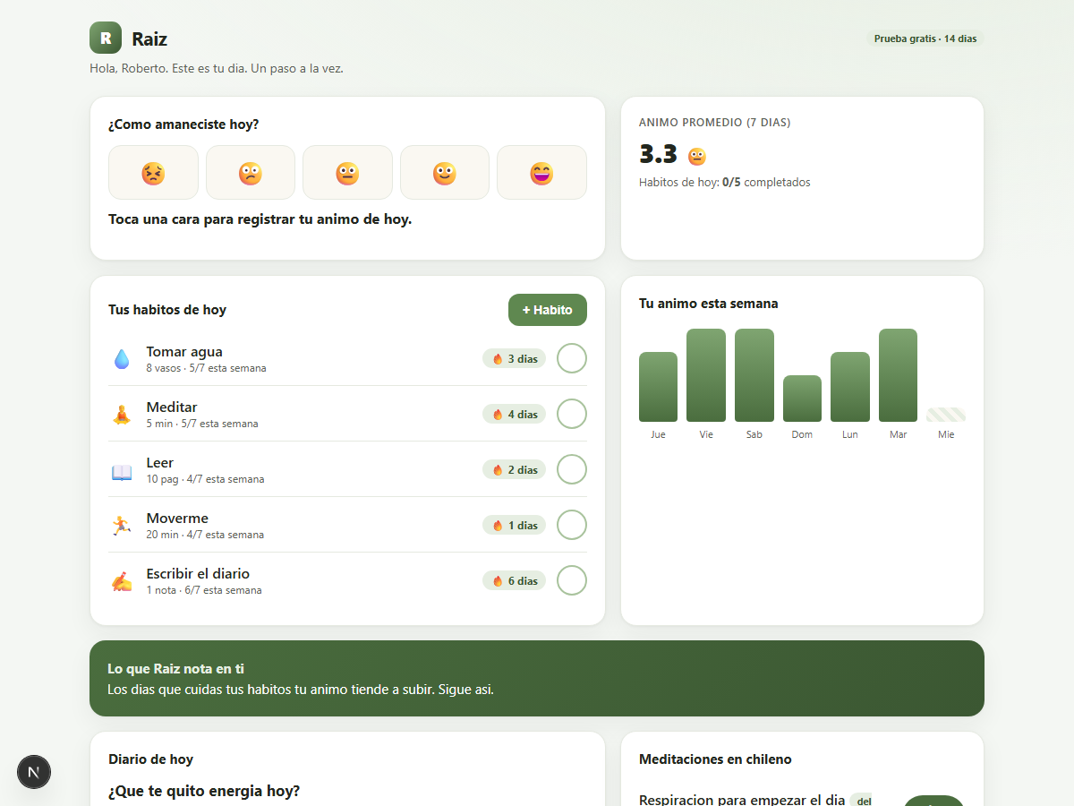 Vista previa de Hábitos, bienestar y salud mental